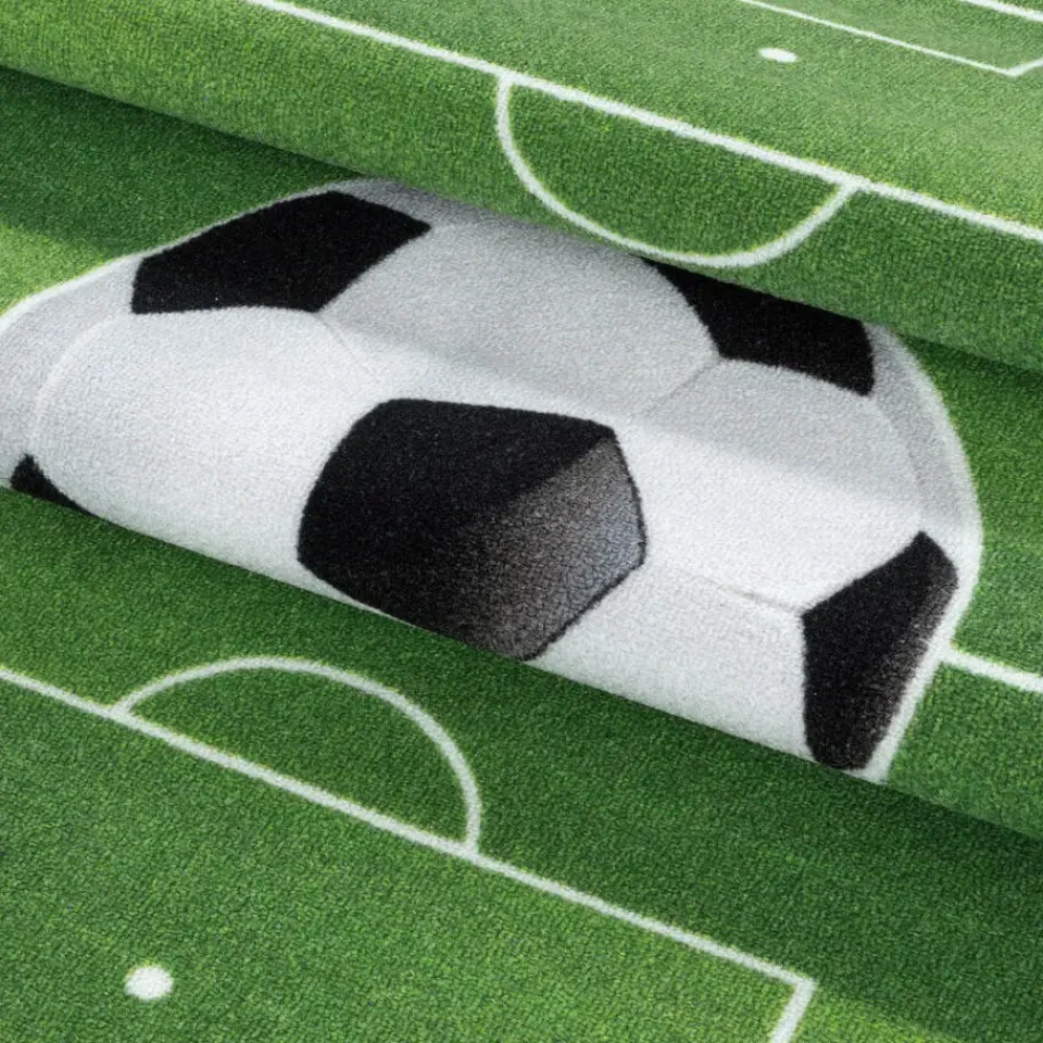 Muratap Play Voetbal Speeltapijt - 160x230 cm - Groen - Vloerkleed Kinderkamer Hot