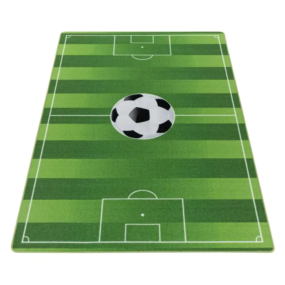 Muratap Play Voetbal Speeltapijt - 80x120 cm - Groen - Vloerkleed Kinderkamer Outlet