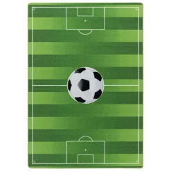 Muratap Play Voetbal Speeltapijt - 140x200 cm - Groen - Vloerkleed Kinderkamer Outlet
