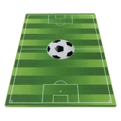 Muratap Play Voetbal Speeltapijt - 140x200 cm - Groen - Vloerkleed Kinderkamer Outlet