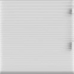 Leen Bakker Plisségordijn dubbel 25mm lichtdoorlatend - wit (10323) New