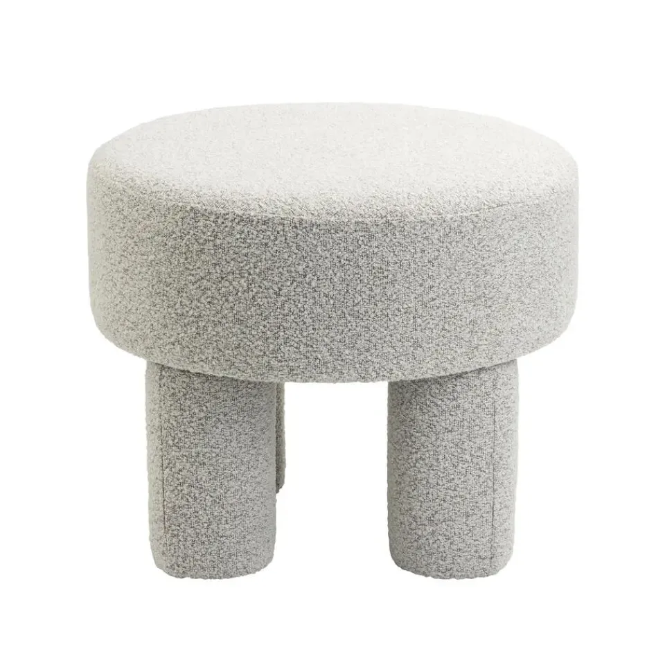 HomeMixx Poef Demi - Bouclé Naturel Outlet