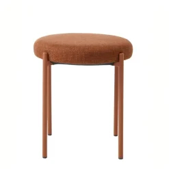 Giga Living Poef Oranje Stof - 43,5x44x48cm - Pelican Best