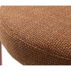 Giga Living Poef Oranje Stof - 43,5x44x48cm - Pelican Best