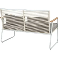 Beliani POMONTE - Tuinset 4-zits - Wit - Staal Best