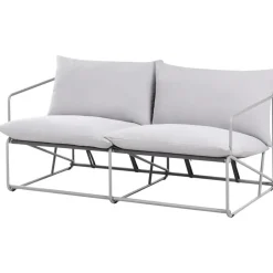 Leen Bakker PONTE - Tweezitsbank - Grijs - Staal