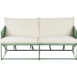 Leen Bakker PONTE - Tweezitsbank - Groen - Staal Clearance