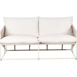 Leen Bakker PONTE - Tweezitsbank - Taupe - Staal Clearance