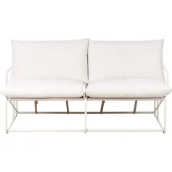 Leen Bakker PONTE - Tweezitsbank - Taupe - Staal Clearance