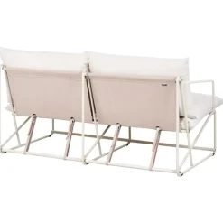 Leen Bakker PONTE - Tweezitsbank - Taupe - Staal Clearance