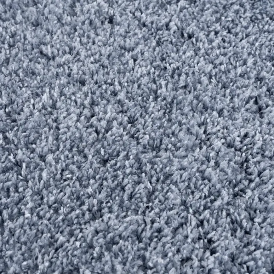 Muratap Porto Soft Fluffy Vloerkleed Hoogpolig Effen Blauw - 140X200 CM