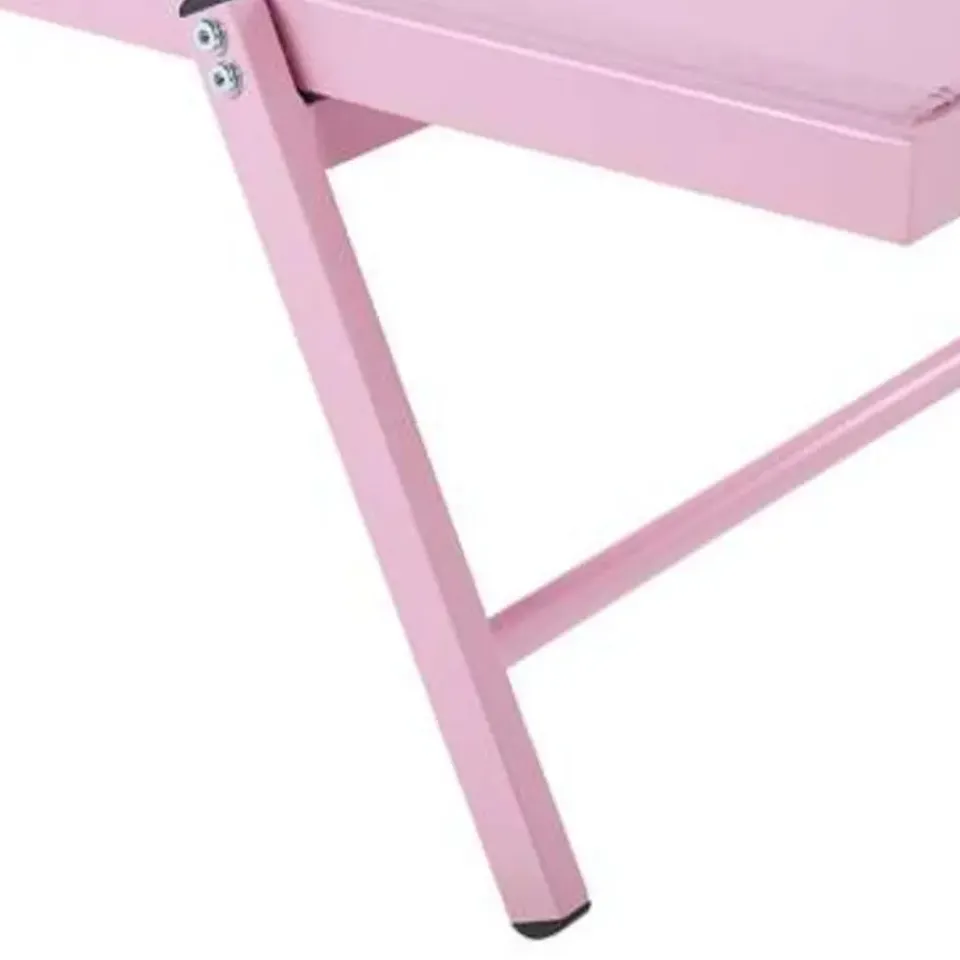 Beliani PORTOFINO - Strandstoel - Roze - Aluminium New