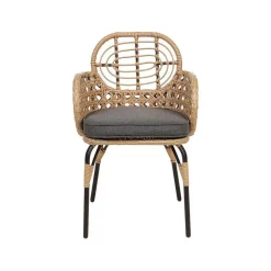 Beliani PRATELLO - Tuinstoel set van 4 - Naturel - Rotan Sale