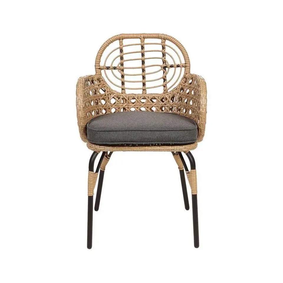 Beliani PRATELLO - Tuinstoel set van 4 - Naturel - Rotan Sale