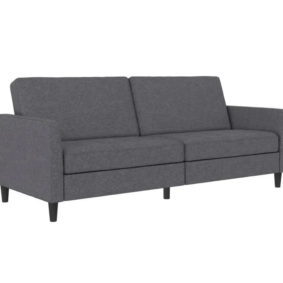 Dorel Home Presley - 3-zits slaapbank in grijs stof New