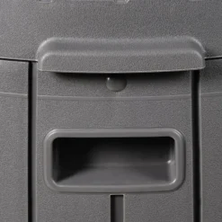 Leen Bakker PRINOS - Kussenbox - Grijs - ⌀ 56 cm - Synthetisch materiaal Discount