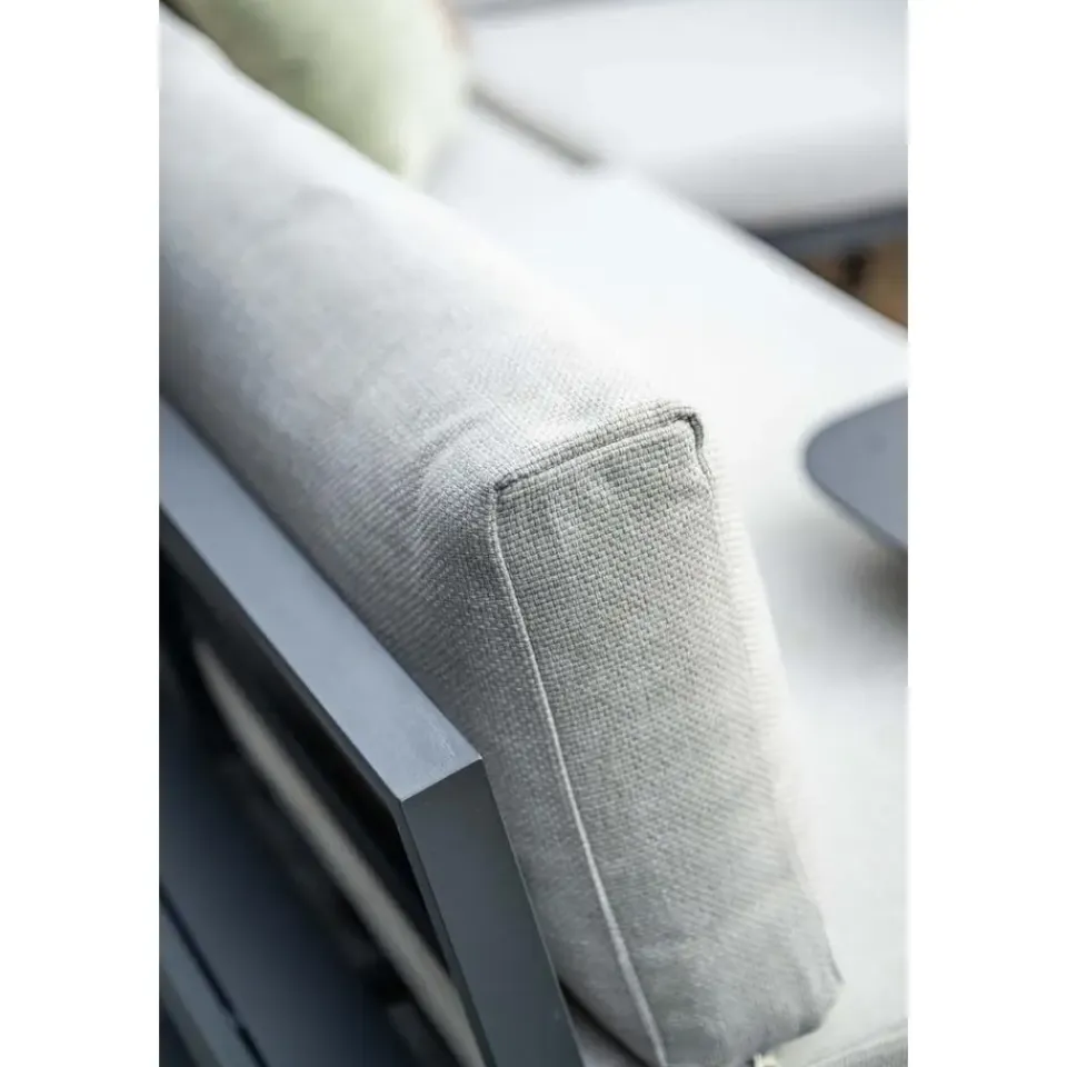 Garden Impressions Prinos loungeset - 4-delig - carbon black - valley sand Discount