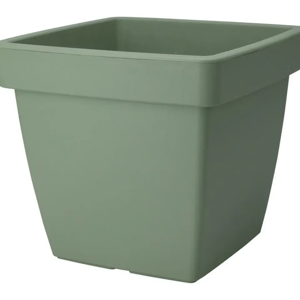 Pro Garden Plantenpot - groen - D39 x H35 cm - kunststof Best