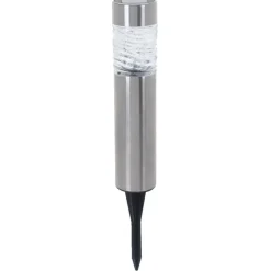 Pro Garden Prikspotje - 4 stuks - solar tuinverlichting - RVS - 39 cm Sale