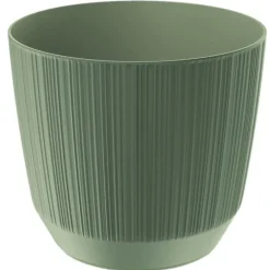 Prosperplast Plantenpot - stripe - olijfgroen - D20xH17 cm New