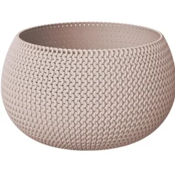 Prosperplast plantenpot - kunststof - taupe - D30 x H22 cm New