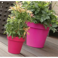 Prosperplast Plantenpot - kunststof - taupe - 25 cm Clearance