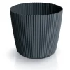 Prosperplast Plantenpot Buckingham - antraciet - D39 cm Online