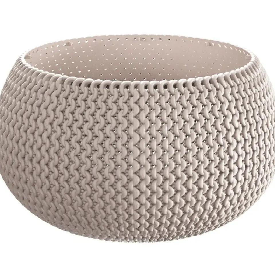 Prosperplast Tuin bloempotSplofy - taupe - D18 x H16 cm New