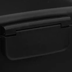 5five Prullenbak/pedaalemmer - zwart - metaal - 50L - 44 x 37 x 66 cm Best