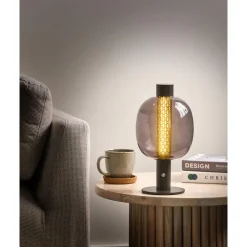 Leen Bakker PULANGI - Tafellamp - Zwart - Aluminium Best