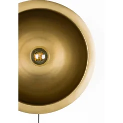 Puur - Dudley wandlamp rond L - zwart/goud Sale