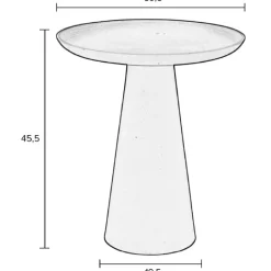 Puur - Ragunda bijzettafel groot wit New