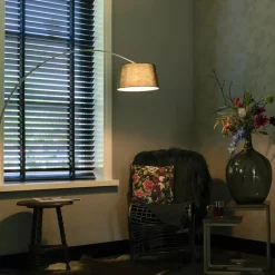 QAZQA booglampen arc_basic zilverkleurig e27 Online