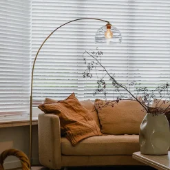 QAZQA booglampen arc goudkleurig e27 Outlet