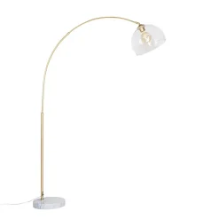 QAZQA booglampen arc goudkleurig e27 Outlet