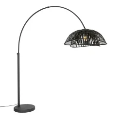 QAZQA booglampen pua zwart e27 Clearance