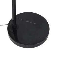 QAZQA booglampen shade-duo zwart e27 Clearance