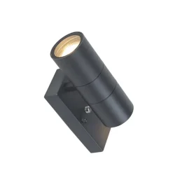 QAZQA buitenlampen met sensor duo grijs gu10 Outlet
