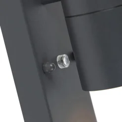 QAZQA buitenlampen met sensor duo grijs gu10 New