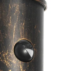 QAZQA buitenlampen met sensor kiki goudkleurig e27 New