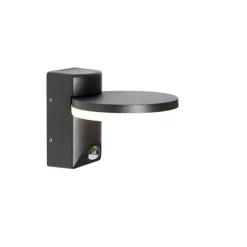 QAZQA buitenlampen met sensor esmee zwart geïntegreerde led Sale