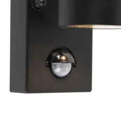 QAZQA buitenlampen met sensor solo zwart gu10 Best