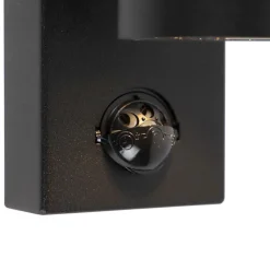 QAZQA buitenlampen met sensor solo zwart gu10 Best