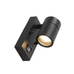 QAZQA buitenlampen met sensor solo zwart gu10 Best