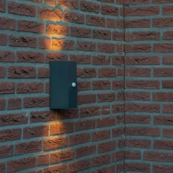 QAZQA buitenlampen met sensor baleno grijs gu10 Discount