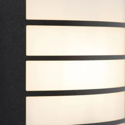 QAZQA buitenlampen met sensor miro zwart e27 Online