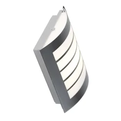 QAZQA buitenlampen met sensor miro zwart e27 Online