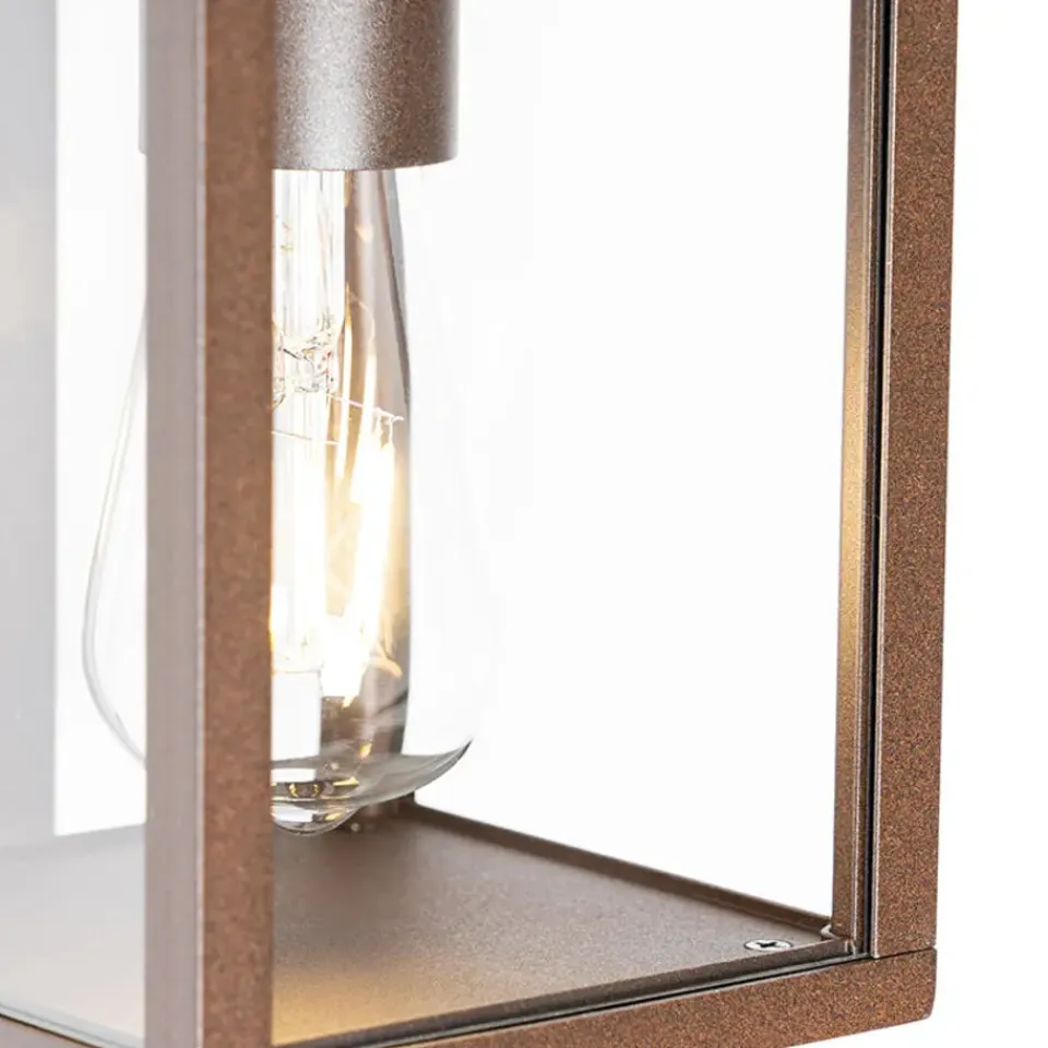 QAZQA buitenlampen met sensor charlois bronskleurig e27 Discount