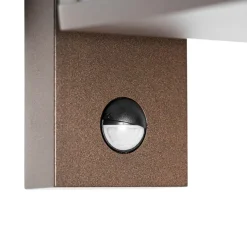 QAZQA buitenlampen met sensor charlois bronskleurig e27 Discount