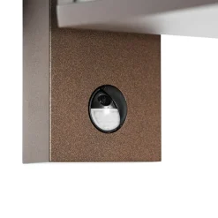 QAZQA buitenlampen met sensor charlois bronskleurig e27 Discount